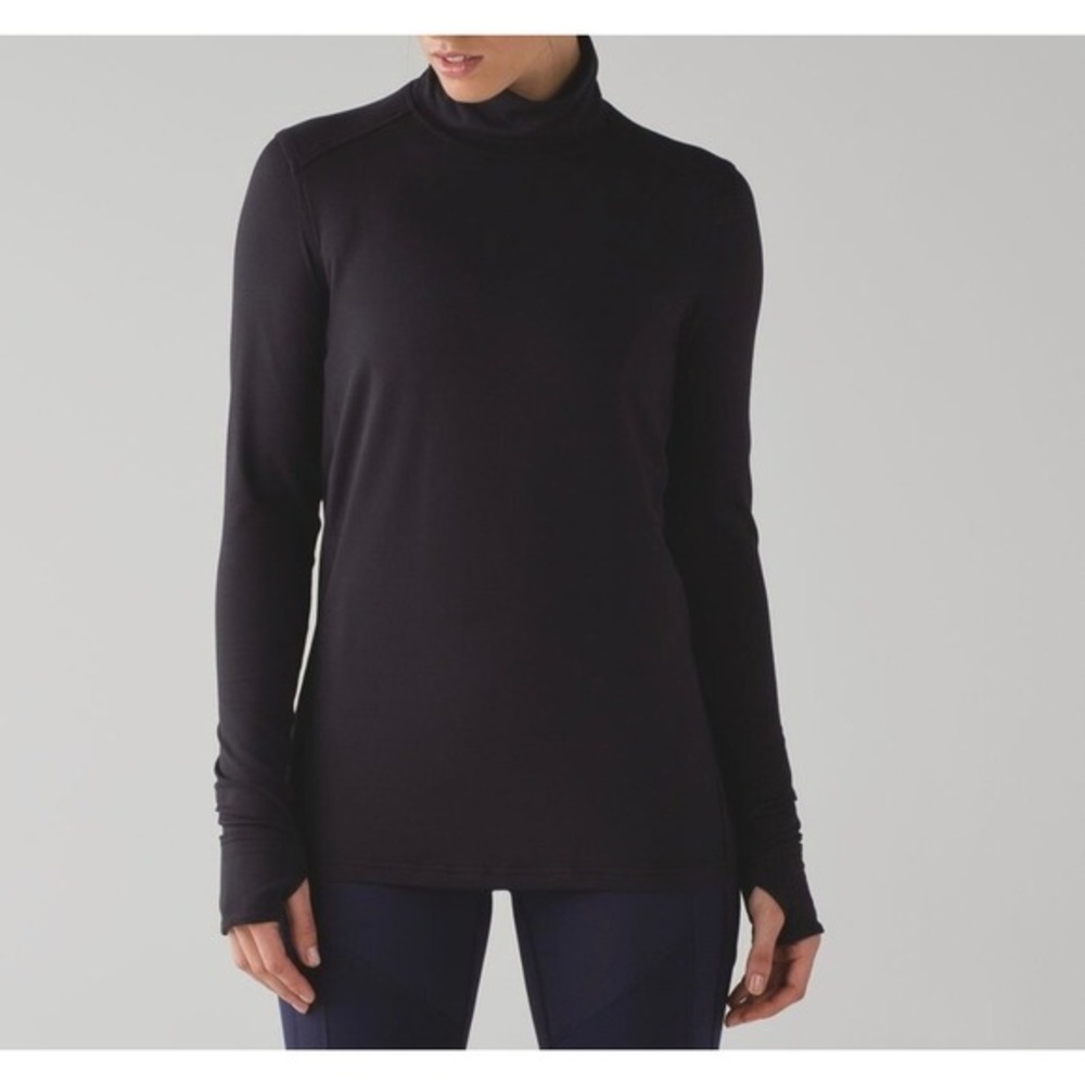 Lululemon Ready To Rulu Mock neck size 4 Black
